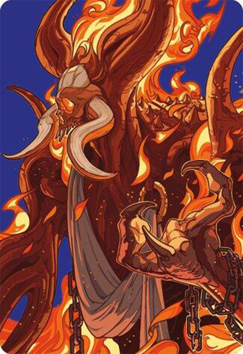 Phlage, Titan of Fire's Fury Art Card [Modern Horizons 3 Art Series]-1