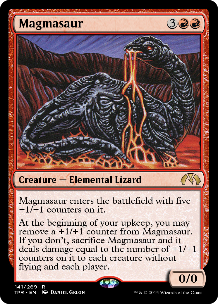 Magmasaur (TPR-141) - Tempest Remastered Foil-1