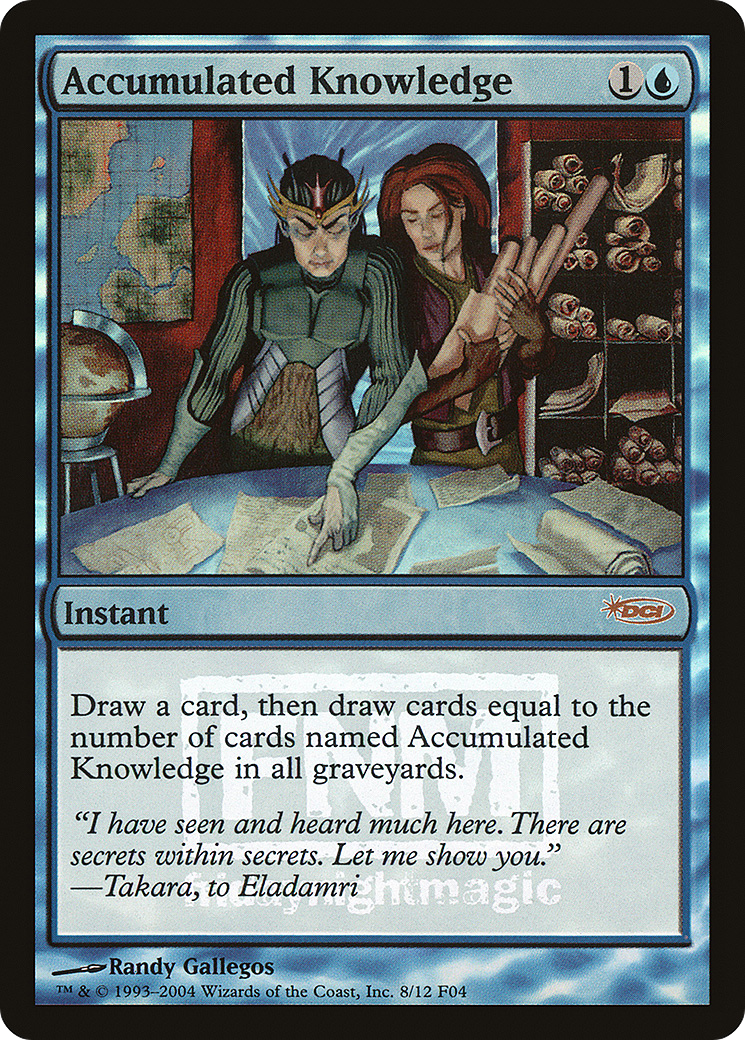 Accumulated Knowledge [Friday Night Magic 2004]-1