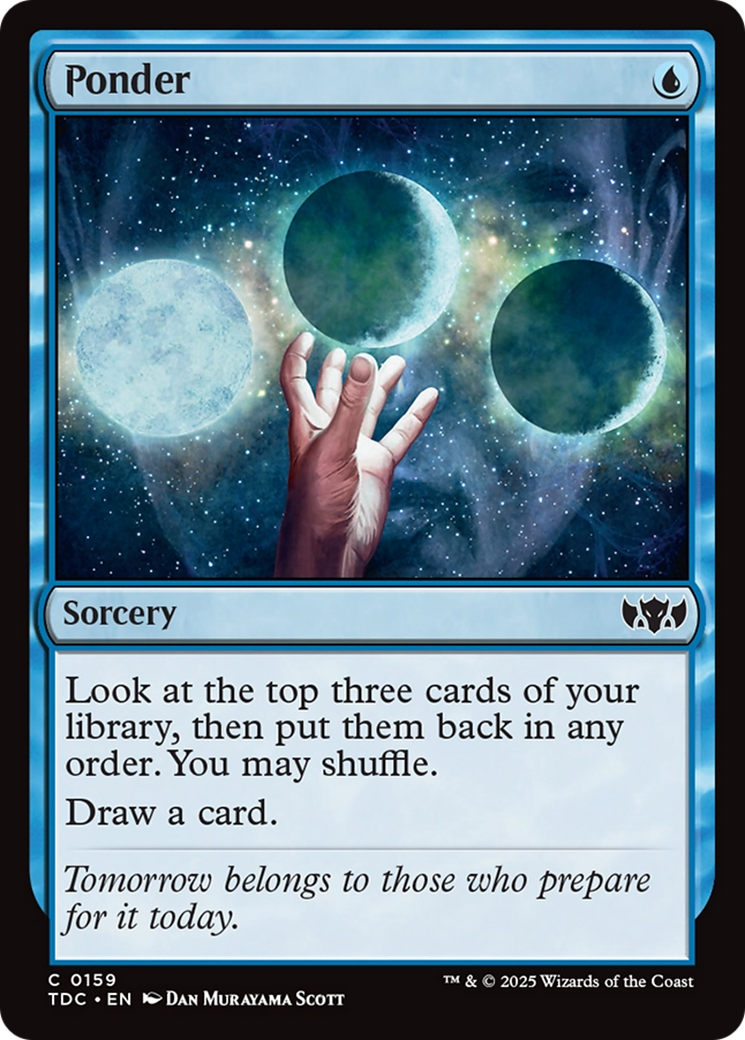 Ponder [Tarkir: Dragonstorm Commander]-1