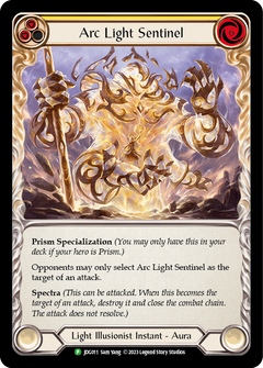 Arc Light Sentinel (Yellow) [JDG011] (Promo)  Cold Foil-1