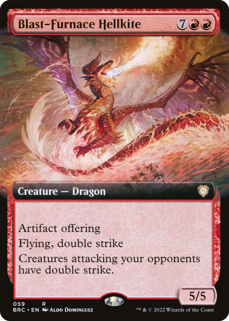 Blast-Furnace Hellkite (Extended Art) [The Brothers' War Commander]-1