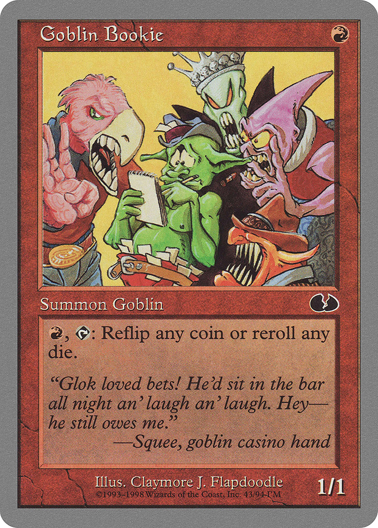 Goblin Bookie [Unglued]-1