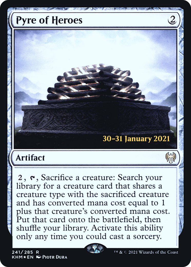Pyre of Heroes [Kaldheim Prerelease Promos]-1