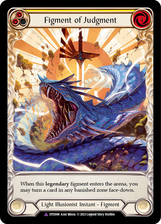 Figment of Judgment // Themis, Archangel of Judgment (Marvel) [DTD006] (Dusk Till Dawn)  Cold Foil-1
