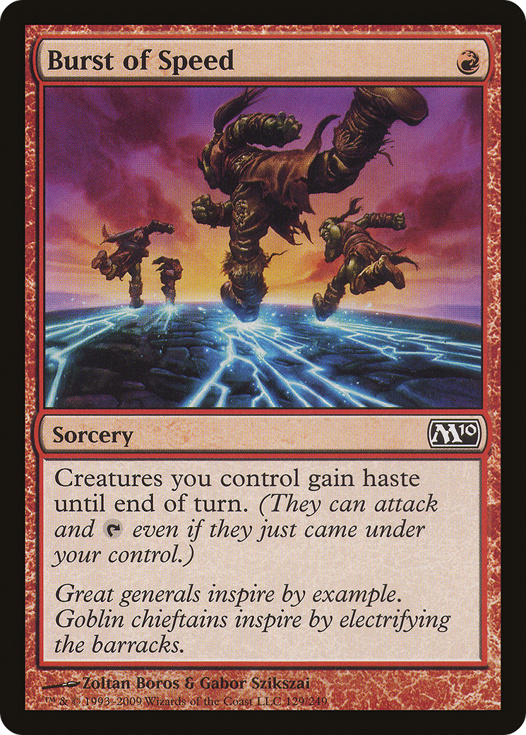 Burst of Speed [Magic 2010]-1