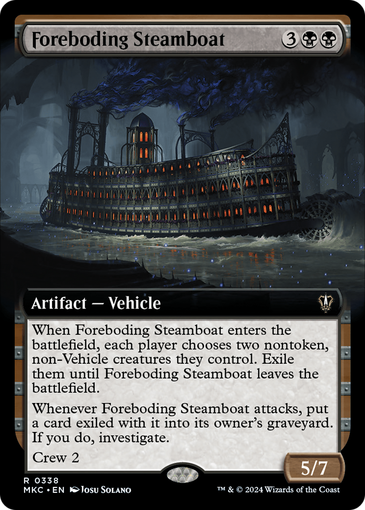 Foreboding Steamboat (Extended Art) [Murders at Karlov Manor Commander]-1