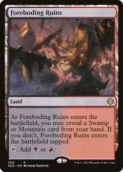 Foreboding Ruins [Starter Commander Decks]-1