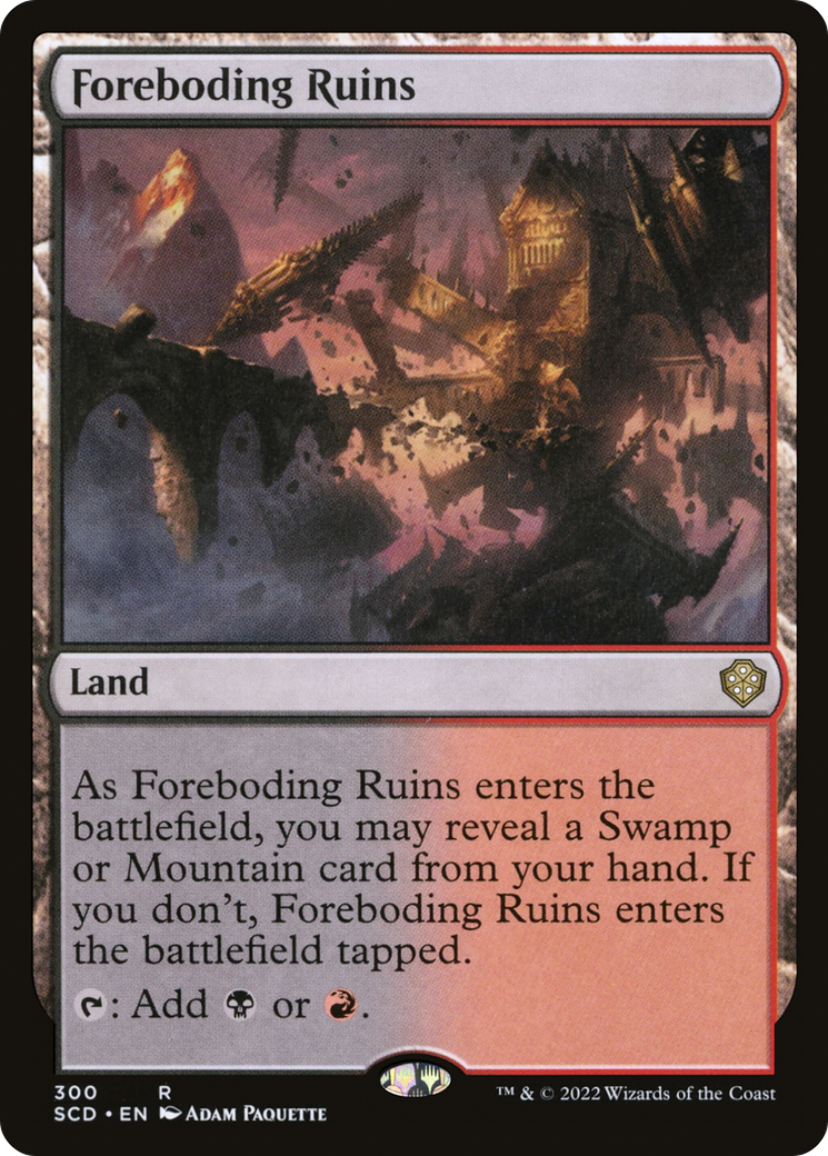 Foreboding Ruins [Starter Commander Decks]-1