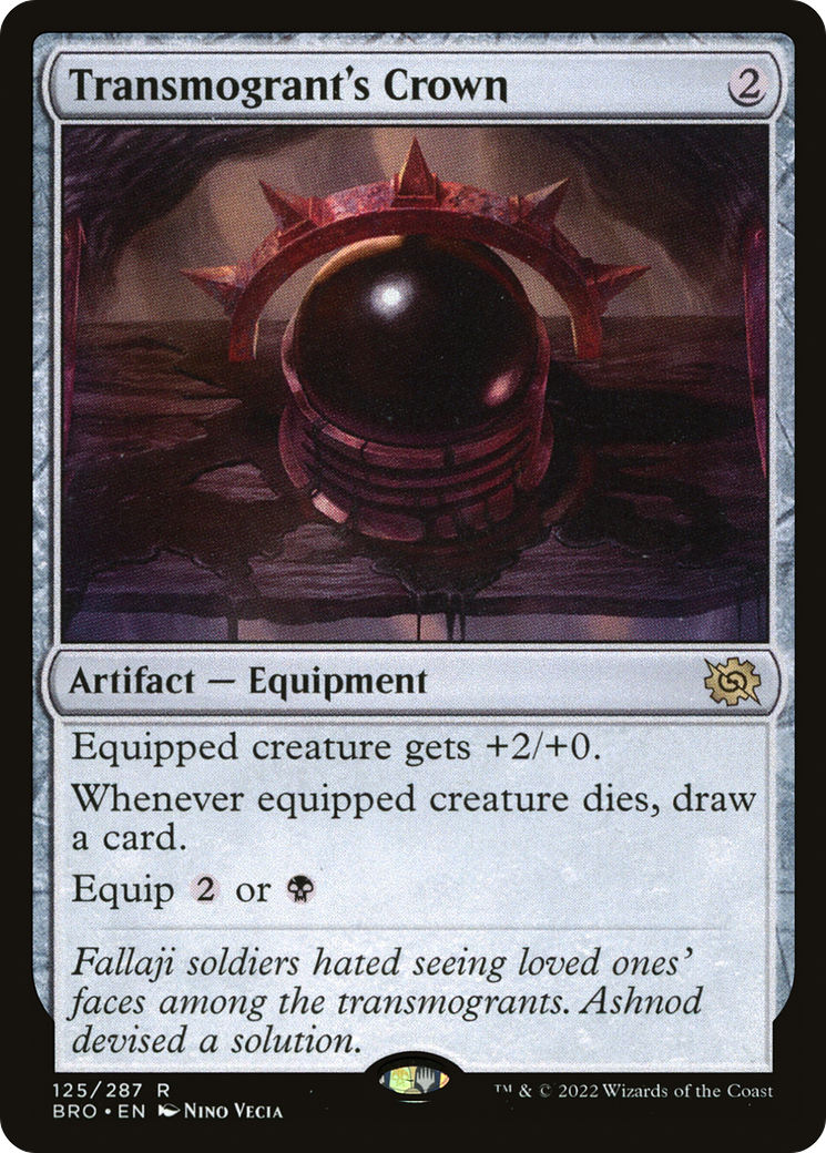Transmogrant's Crown (BRO-125) - The Brothers' War Foil-1