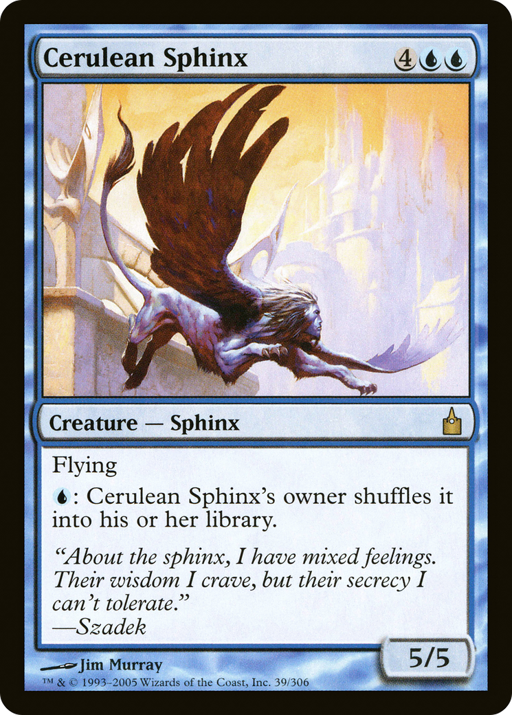 Cerulean Sphinx [Ravnica: City of Guilds]-1