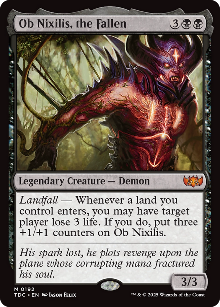 Ob Nixilis, the Fallen [Tarkir: Dragonstorm Commander]-1