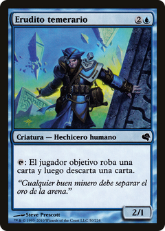 Reckless Scholar (Spanish) - "Erudito temerario" (PS11-050) - Salvat 2011-1