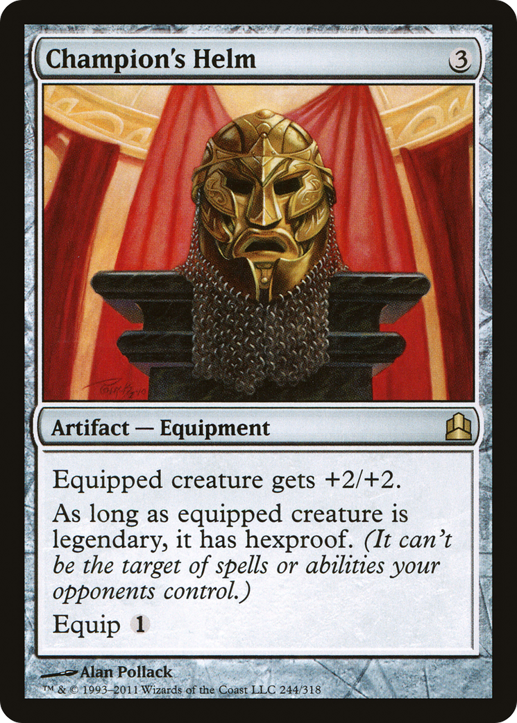 Champion's Helm [Commander 2011]-1