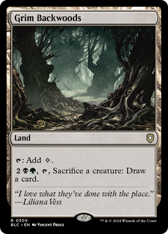 Grim Backwoods [Bloomburrow Commander]-1