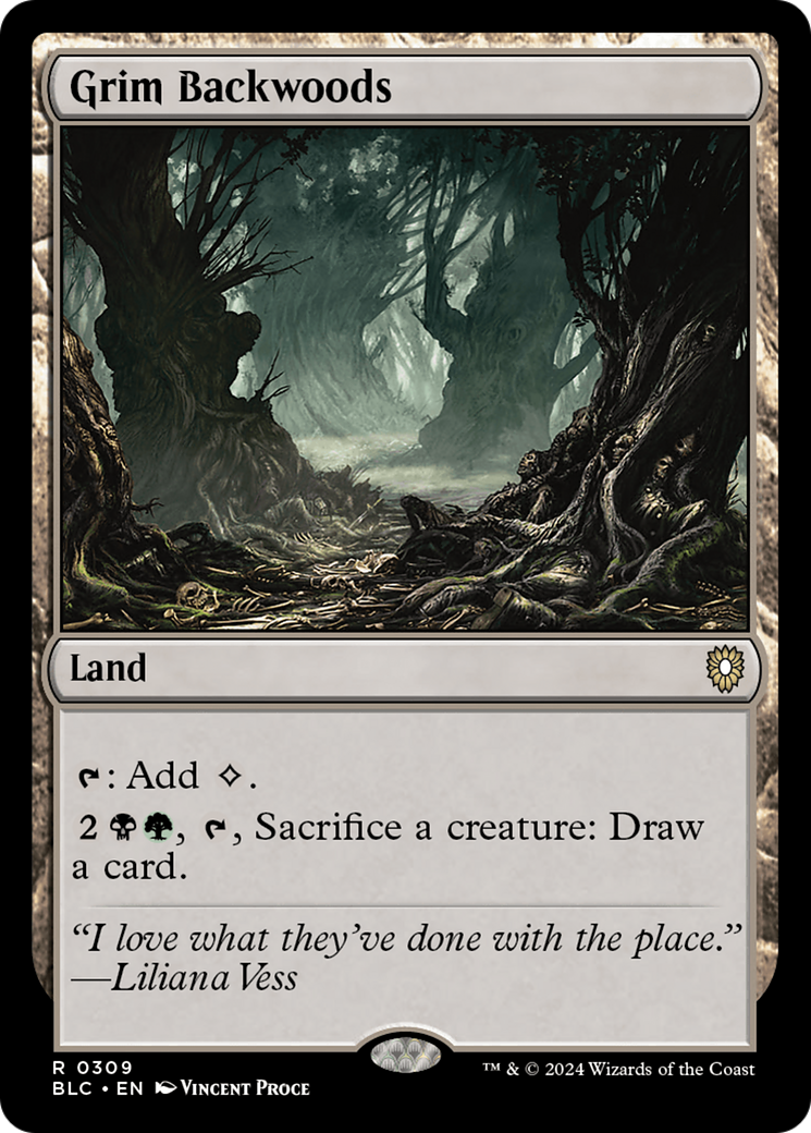 Grim Backwoods [Bloomburrow Commander]-1