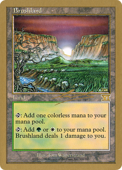 Brushland - 2000 Nicolas Labarre (6ED) (WCD-) - World Championship Decks 2000-1
