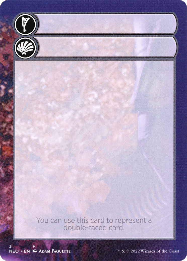 Double-Faced Substitute Card (SNEO-003) - Kamigawa: Neon Dynasty Substitute Cards (Borderless)-1