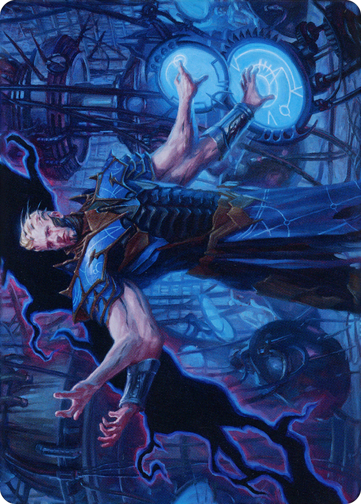 Ertai Resurrected // Ertai Resurrected (ADMU-045) - Dominaria United Art Series (Borderless) Foil-3