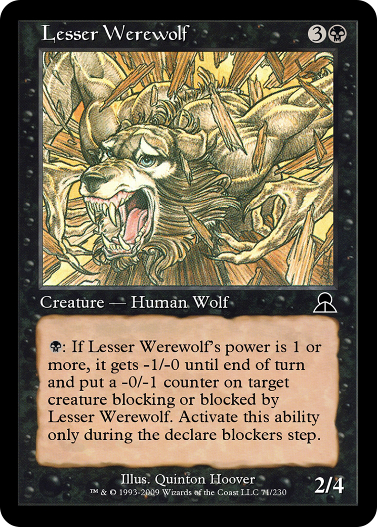 Lesser Werewolf (ME3-071) - Masters Edition III Foil-1