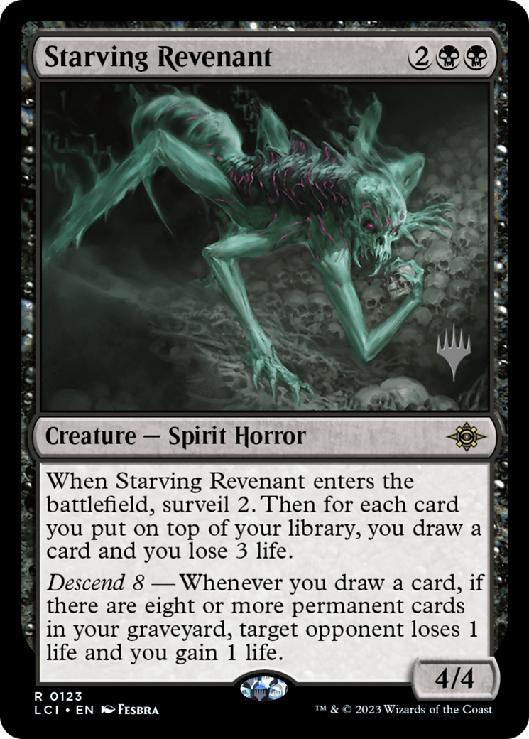 Starving Revenant (Promo Pack) [The Lost Caverns of Ixalan Promos]-1