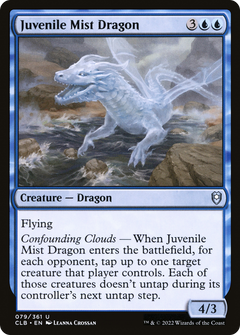 Juvenile Mist Dragon [Commander Legends: Battle for Baldur's Gate]-1