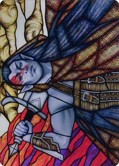 Radha, Coalition Warlord // Radha, Coalition Warlord (ADMU-075) - Dominaria United Art Series (Borderless)-3