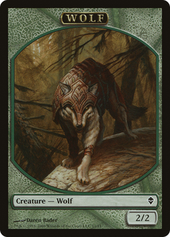 Wolf Token (ZEN-011) - Zendikar Tokens-1