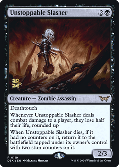 Unstoppable Slasher (0119) (PRE-119) - Duskmourn: House of Horror Promos Foil-1