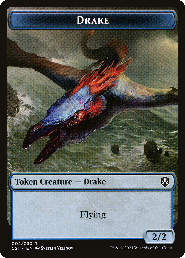 Drake (TC21-002) - Commander 2021 Tokens-1