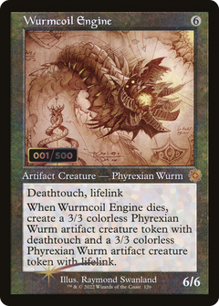Wurmcoil Engine (Schematic) (Serial Numbered) (BRR-126) - The Brothers' War Retro Artifacts Foil-1