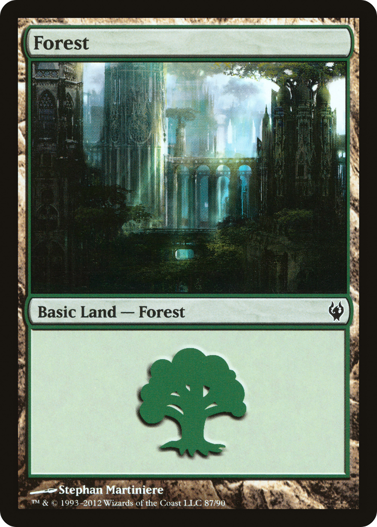Forest (87) [Duel Decks: Izzet vs. Golgari]-1