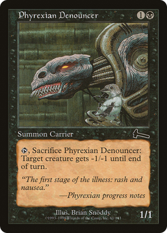 Phyrexian Denouncer [Urza's Legacy]-1