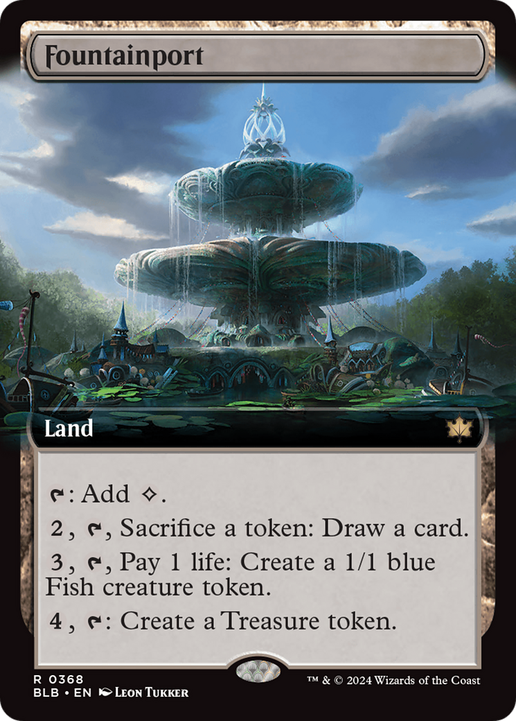Fountainport (Extended Art) [Bloomburrow]-1