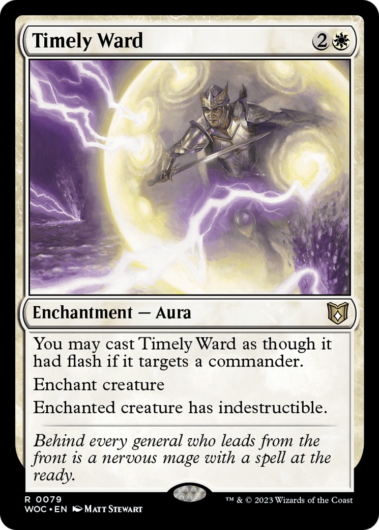 Timely Ward [Wilds of Eldraine Commander]-1