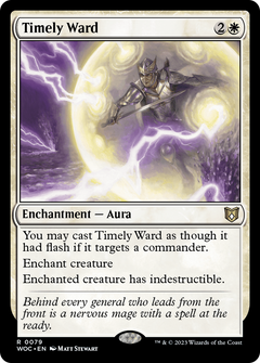 Timely Ward [Wilds of Eldraine Commander]-1