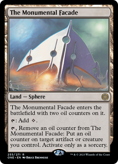 The Monumental Facade (Promo Pack) [Phyrexia: All Will Be One Promos]-1