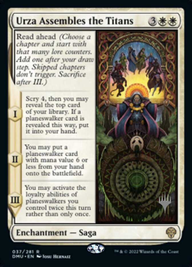 Urza Assembles the Titans (Promo Pack) [Dominaria United Promos]-1