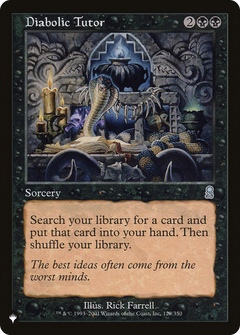 Diabolic Tutor [The List]-1