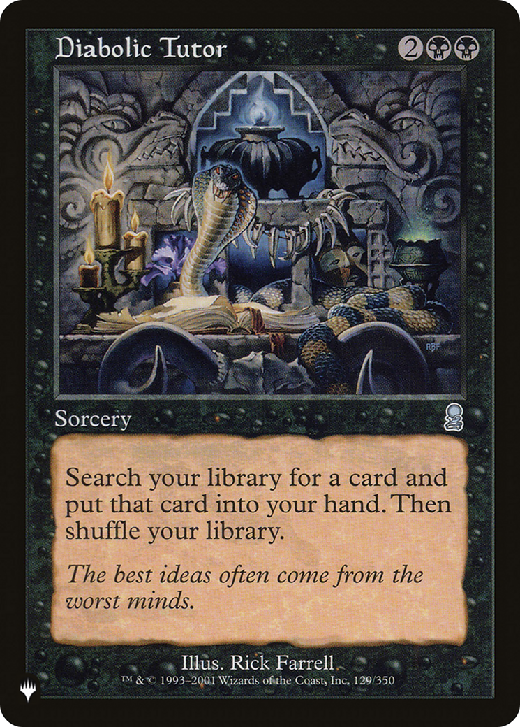 Diabolic Tutor [The List]-1