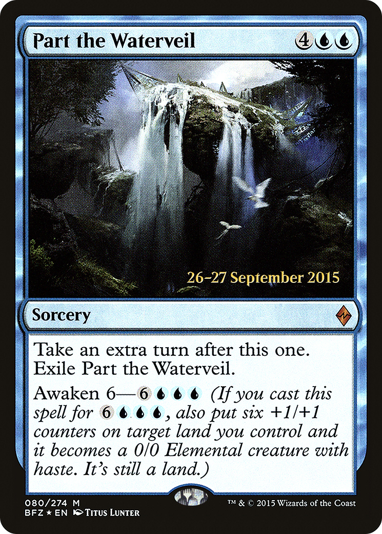 Part the Waterveil [Battle for Zendikar Prerelease Promos]-1