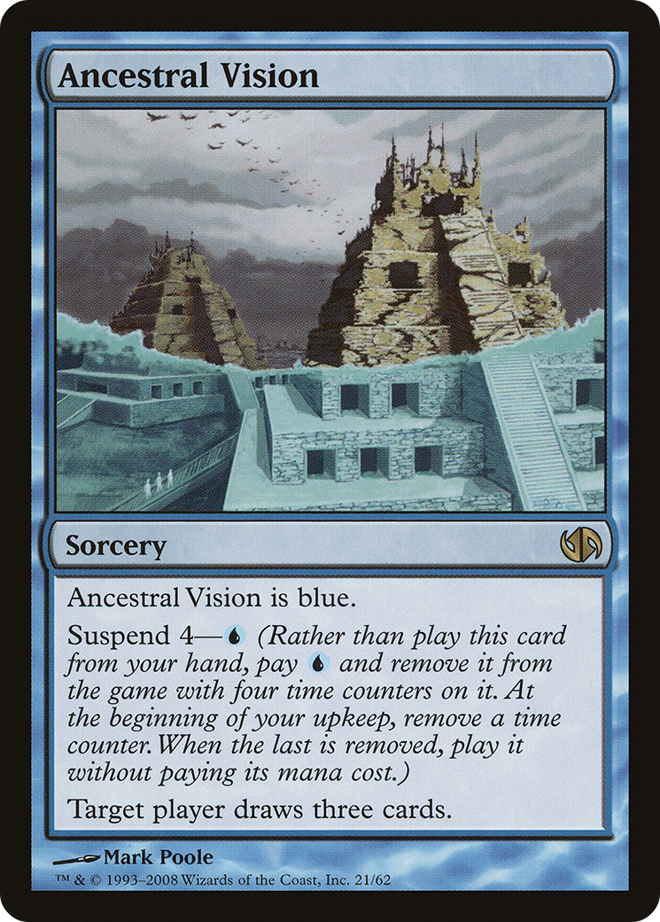 Ancestral Vision [Duel Decks: Jace vs. Chandra]-1