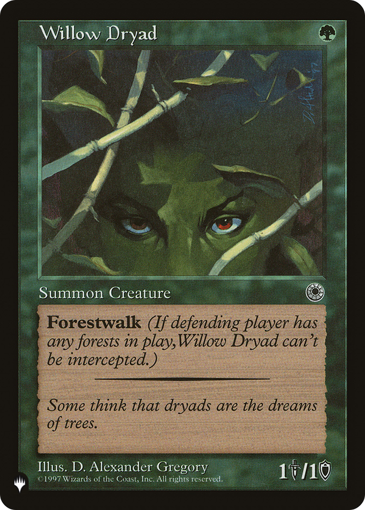 Willow Dryad (LIST-POR-193) - The List-1