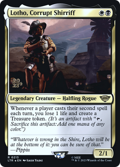Lotho, Corrupt Shirriff [The Lord of the Rings: Tales of Middle-Earth Prerelease Promos]-1