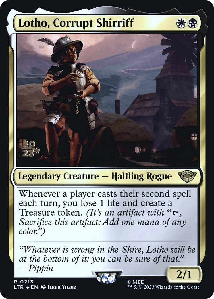 Lotho, Corrupt Shirriff [The Lord of the Rings: Tales of Middle-Earth Prerelease Promos]-1