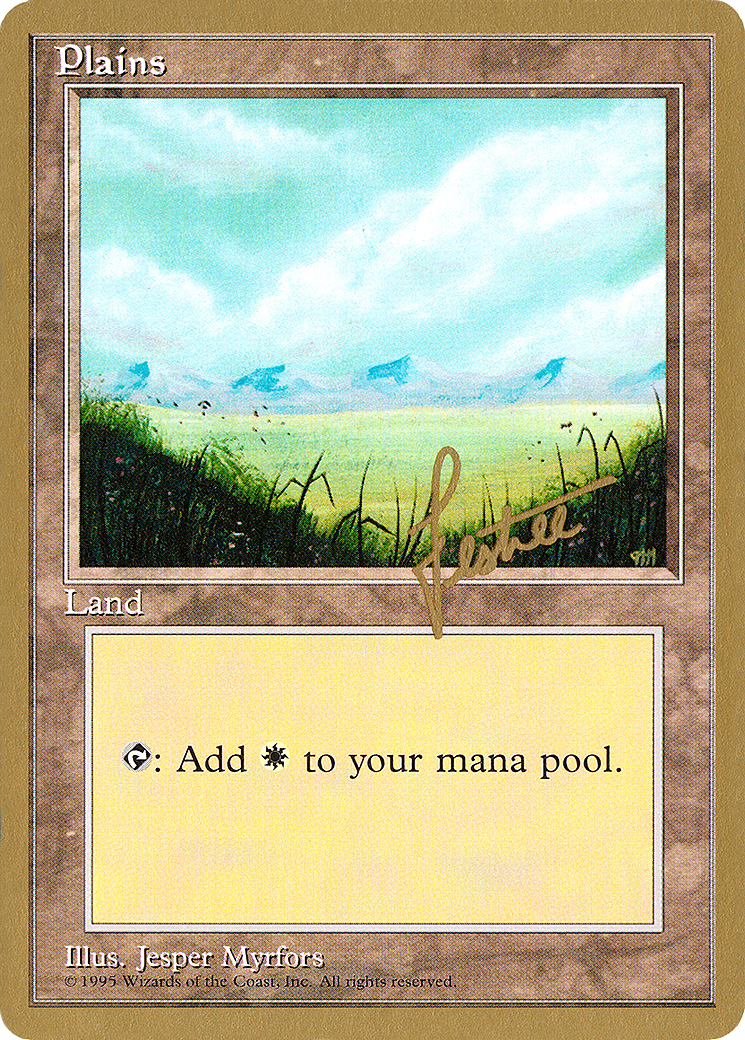 Plains (C) - 1996 Bertrand Lestree (4ED) (WCD-) - Pro Tour Collector Set-1