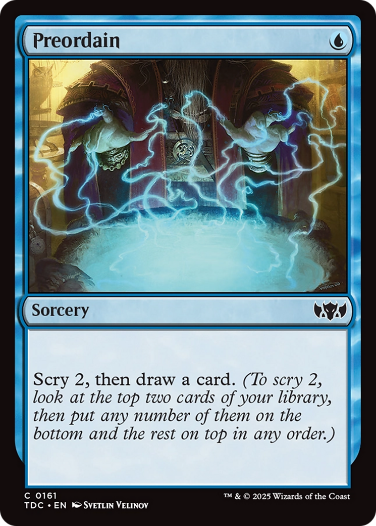 Preordain [Tarkir: Dragonstorm Commander]-1