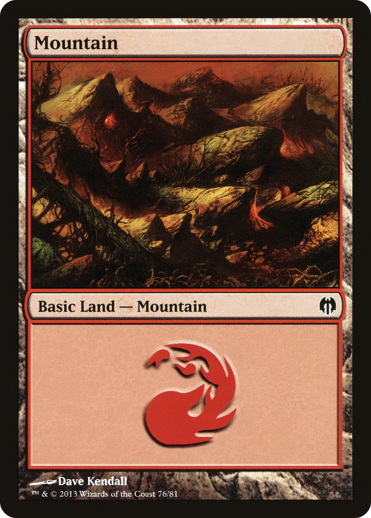 Mountain (76) [Duel Decks: Heroes vs. Monsters]-1