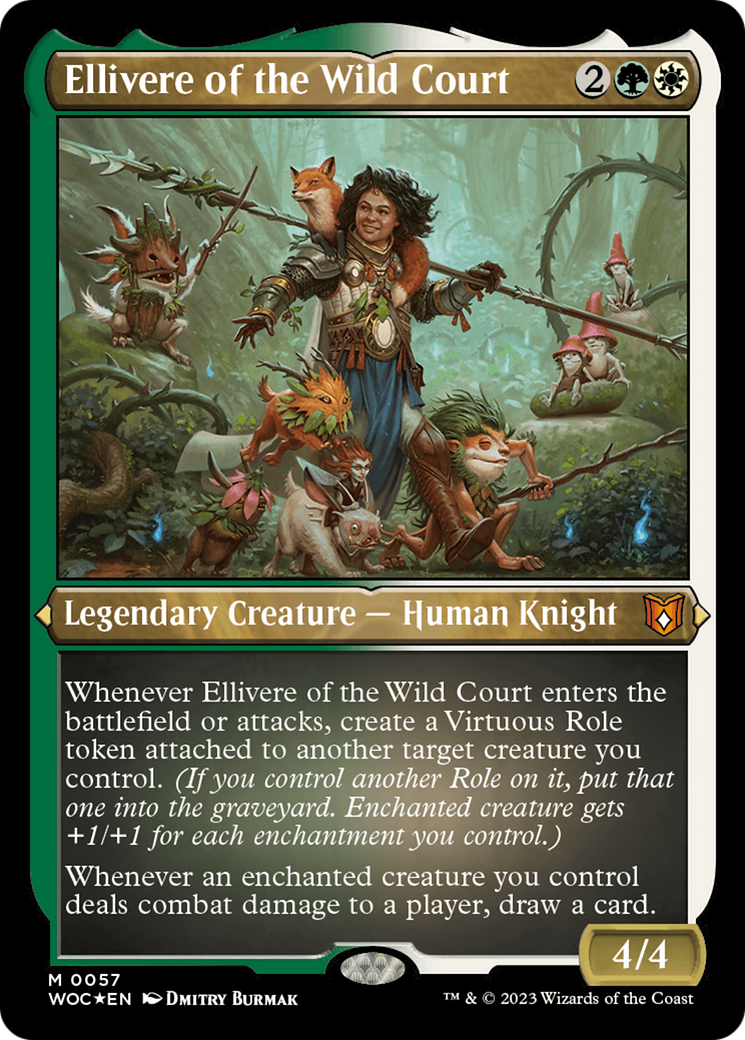 Ellivere of the Wild Court (Display Commander) [Wilds of Eldraine Commander]-1
