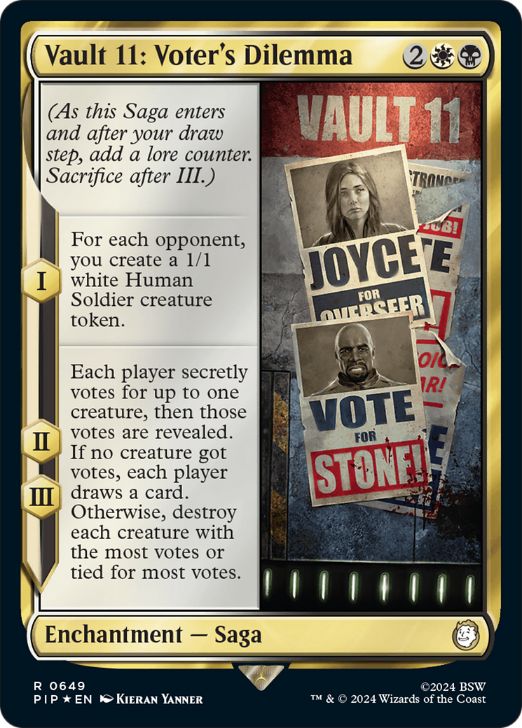 Vault 11: Voter's Dilemna (Surge Foil) [Fallout]-1